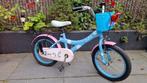 Kinderfiets 16 inch unicorn met mandje en poppendrager, Fietsen en Brommers, Fietsen | Kinderfietsjes, Ophalen, Gebruikt, 16 tot 20 inch