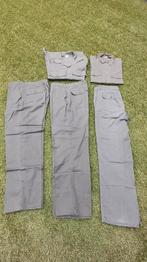 LANDMACHT LEGER VESTEN EN BROEKEN., Verzamelen, Militaria | Algemeen, Ophalen, Landmacht, Overige gebieden, Kleding of Schoenen