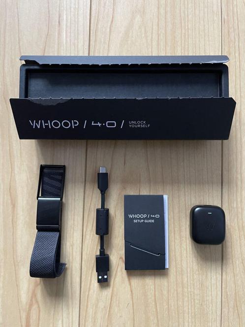 Whoop 4.0, Sieraden, Tassen en Uiterlijk, Activity trackers, Zo goed als nieuw, iOS, Zwart, Ophalen of Verzenden