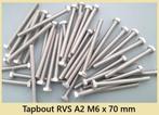 Nieuwe RVS A2 tapbouten M6x10, M6x16, M6x70, M6x80mm. € 0,04, Watersport en Boten, Ophalen of Verzenden, Nieuw, Overige typen