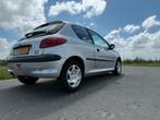 Peugeot 206 1.4 XT 3D AUT 2002 Grijs benzine, Auto's, 14 km/l, 1100 kg, 955 kg, Hatchback