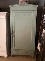 Brocante demontabele 1deurs kast Olive, Ophalen of Verzenden