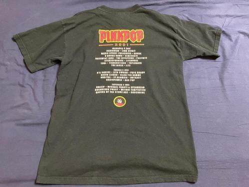 Pinkpop 2001 t-shirt maat M, Verzamelen, Muziek, Artiesten en Beroemdheden, Gebruikt, Kleding, Ophalen of Verzenden