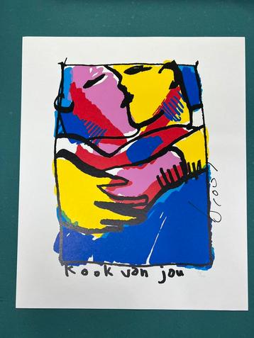 Herman Brood Kook van jou zeefdruk met COA beschikbaar voor biedingen