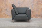 ZGANieuw grijsgroene stoffen Rolf Benz Linea design fauteuil, Rolf benz, Rolf benz, Design, 75 tot 100 cm