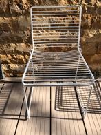 4x witte tuinstoelen, Tuin en Terras, Ophalen, Gebruikt, Metaal, Stapelbaar