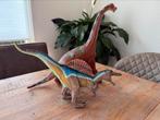 Twee dino’s, brachiosaurus spinosaurus intertoys/dinoland, Ophalen of Verzenden, Zo goed als nieuw, Jongen of Meisje