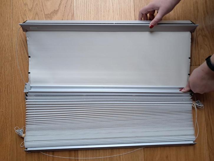 Velux duo plissé en verduisterend rolgordijn, Huis en Inrichting, Stoffering | Gordijnen en Lamellen, Zo goed als nieuw, 150 tot 200 cm