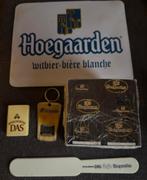 Hoegaarden muispad, sleutelhanger opener lucifer bloknote, Ophalen, Zo goed als nieuw, Flesopener, Overige merken