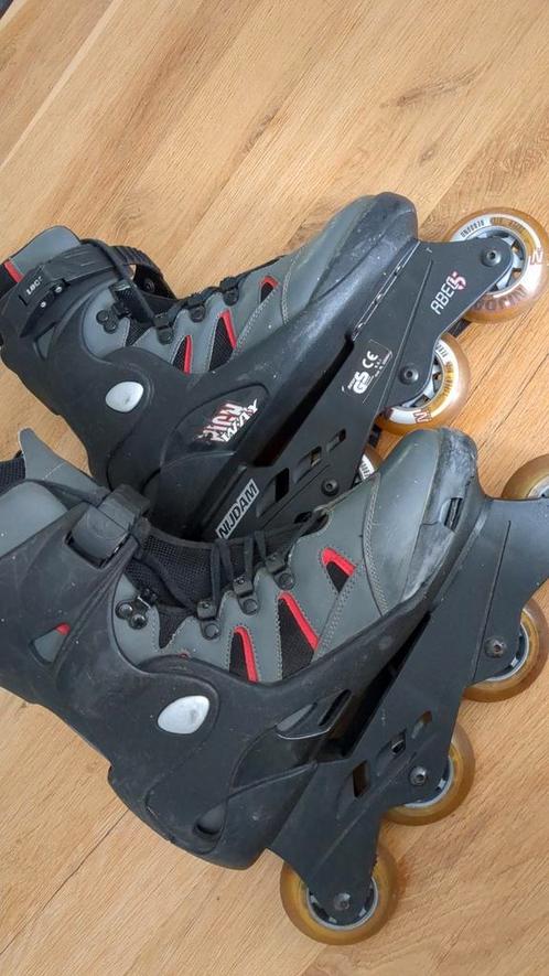 Nijdam skeelers maat 42 (beschadigd), Sport en Fitness, Skeelers, Gebruikt, Inline skates 4 wielen, Overige merken, Ophalen
