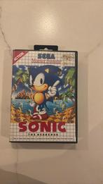 Sega master system Sonic the Hedgehog, Spelcomputers en Games, Games | Sega, 2 spelers, Ophalen of Verzenden, Zo goed als nieuw