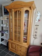 Vitrine kast, Huis en Inrichting, Kasten | Vitrinekasten, Ophalen, Gebruikt, Eikenhout, 50 tot 100 cm