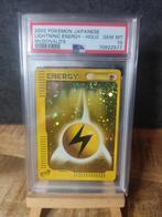 Pokemon lightning energy McDonald's holo psa 10, Ophalen of Verzenden, Zo goed als nieuw, Losse kaart, Foil