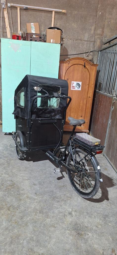 Elektrische bakfiets merk Troy, Fietsen en Brommers, Fietsen | Bakfietsen, Gebruikt, Overige merken, Ophalen