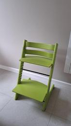 Stokke Tripp Trapp stoel limegroen, Ophalen, Gebruikt, Meegroeistoel