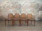France & Daverkosen Model F205 set van 4 bij TheReSales, Huis en Inrichting, Overige kleuren, Hout, Ophalen of Verzenden, Zo goed als nieuw