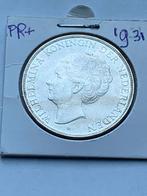 Prachtige zilveren rijksdaalder 1931 wilhelmina, Postzegels en Munten, Munten | Nederland, Ophalen of Verzenden, Koningin Wilhelmina