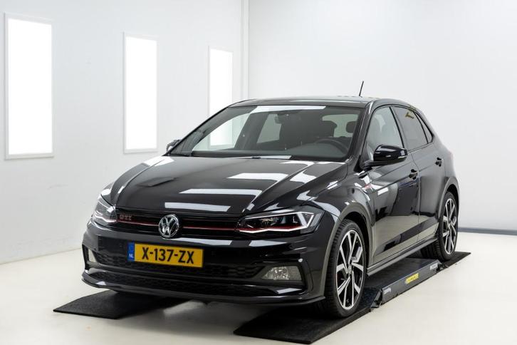 Volkswagen Polo 2.0 TSI 200pk 6-DSG 2019 Zwart, Full Optie!, Auto's, Volkswagen, Bedrijf, Polo, ABS, Achteruitrijcamera, Adaptive Cruise Control