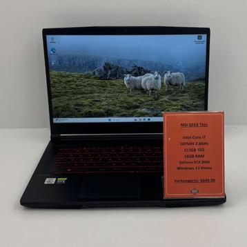 MSI GF65 Thin Gaming Laptop | Intel Core i7-1075 512GB SSD beschikbaar voor biedingen