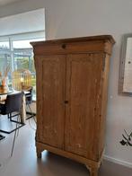 Antieke geloogd grenen kast, Antiek en Kunst, Antiek | Meubels | Kasten, Ophalen