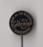 Lekkerkerk Gelder Jager speldje, Verzamelen, Gebruikt, Niet vindbaar, Niet vindbaar, Speldje of Pin