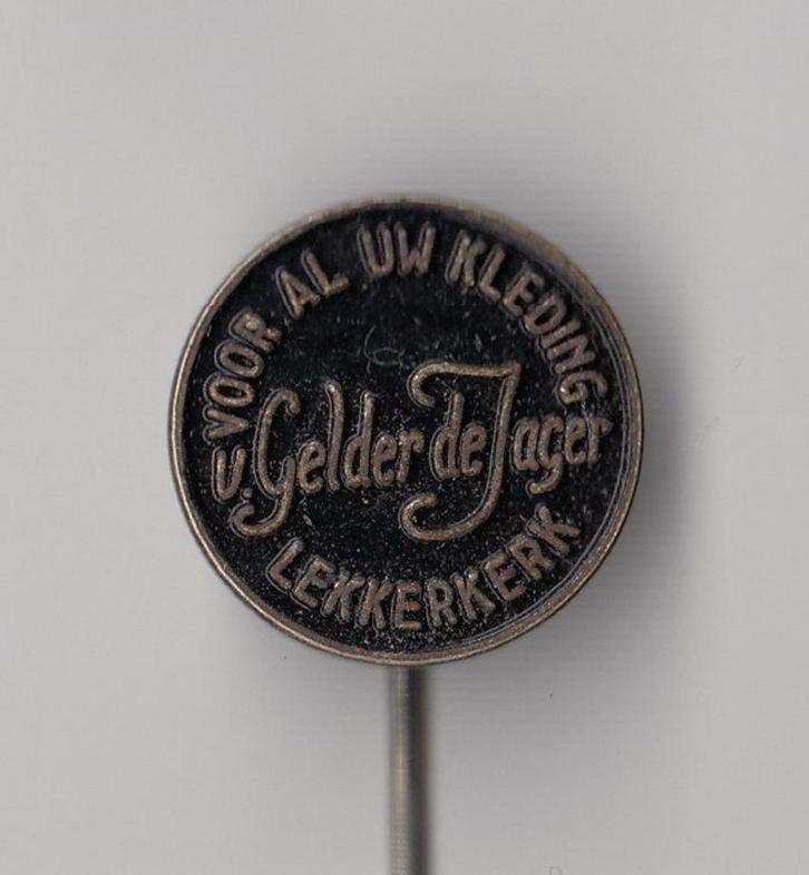 Lekkerkerk Gelder Jager speldje, Verzamelen, Speldjes, Pins en Buttons, Gebruikt, Speldje of Pin, Overige onderwerpen, Ophalen of Verzenden
