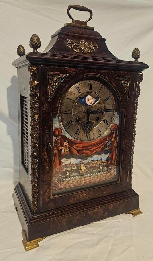 tafelklok met scheepojes mechaniek, Antiek en Kunst, Curiosa en Brocante, Ophalen