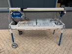 Carat P-3512 Brugzaagmachine / zaagtafel Laser 4 zaagbladen, Doe-het-zelf en Verbouw, Gereedschap | Zaagmachines, Ophalen, Gebruikt