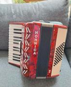 Hohnica 48 bas accordeon - Beginner vriendelijk!, Met riemen, Toetsaccordeon, Ophalen, Overige merken