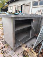 RVS Buitenkeuken met Spoelbak & Kastruimte - Horeca Kwai, Tuin en Terras, Buitenkeukens, Ophalen