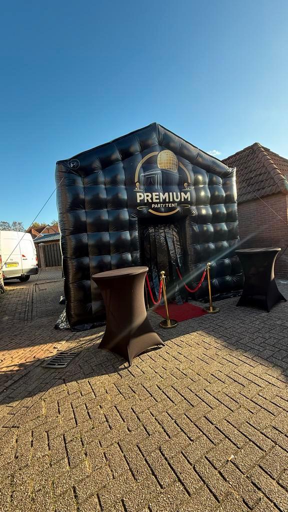 Opblaasbare Partytent/Discotheek | 4 formaten | TE HUUR, Tuin en Terras, Partytenten, Zo goed als nieuw, Partytent, 2 meter of meer