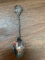 Antieke Lepel met Bloem Motief, Antiek en Kunst, Ophalen of Verzenden