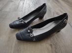 Nette zwarte Hogl schoenen met hak, maat 39. Leder. Dames., Kleding | Dames, Schoenen, Schoenen met lage hakken, Zwart, Ophalen of Verzenden