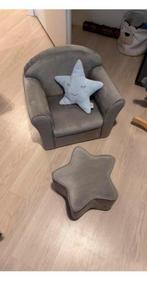 Roba kinderfauteuil met ster kinderpoef en kussen, Kinderen en Baby's, Kinderstoelen, Ophalen, Zo goed als nieuw, Meegroeistoel