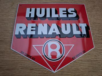 Reclamebord Huiles Renault beschikbaar voor biedingen