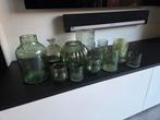 groene windlichten/decoratie, Ophalen, Schaal, Rond, Glas