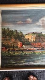 Oude Schoolplaat, Antiek en Kunst, Antiek | Schoolplaten, Ophalen, Aardrijkskunde