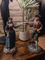 Unieke Set Antieke "Dumb Waiter" Beelden – 28 cm, Ophalen of Verzenden