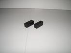 2 LEGO 12v Zwarte TREINVERZWAARDERS perfecte staat!!., Ophalen of Verzenden, Gebruikt, Complete set, Lego