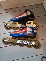 Bauer inline speedskate met carbon maat 40, Sport en Fitness, Skeelers, Bauer, Inline skates 5 wielen, Ophalen of Verzenden, Zo goed als nieuw