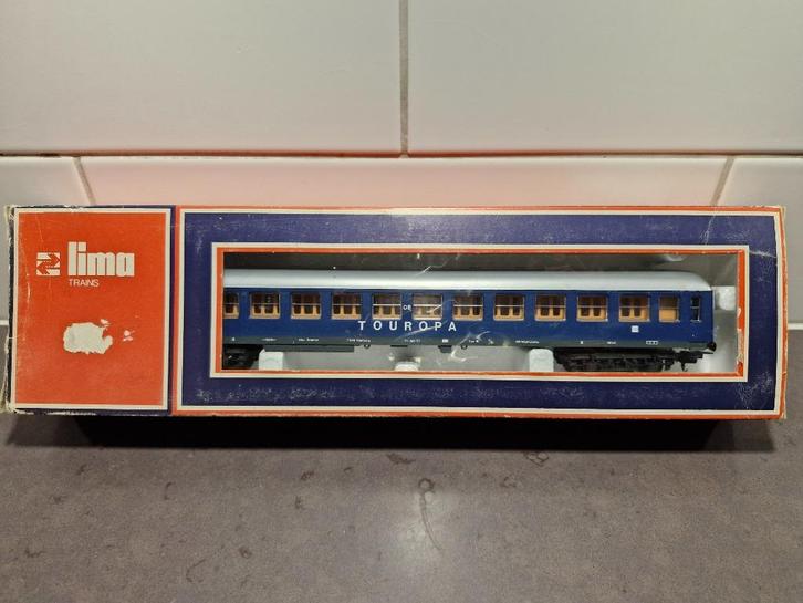 Lima reiswagon Touropa, Hobby en Vrije tijd, Modeltreinen | H0, Gebruikt, Wagon, Gelijkstroom, Lima, Analoog, Ophalen