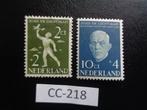 nl - luchtvaartfonds 1954 (cc-218), Postzegels en Munten, Postzegels | Nederland, Ophalen of Verzenden, Na 1940, Gestempeld