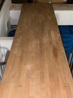 Beuken 27mm werkblad Tafelblad Bureaublad 301 x 61 cm, Ophalen, Gebruikt, Hout