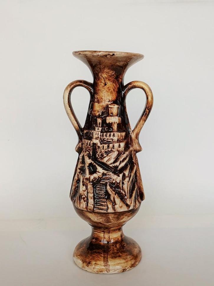 Vaas Amfora San Marino Keramiek Vintage, Antiek en Kunst, Antiek | Keramiek en Aardewerk, Ophalen of Verzenden