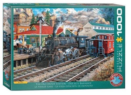 Eurgraphics - Depot Station - 1000 stukjes, Hobby en Vrije tijd, Denksport en Puzzels, Nieuw, Legpuzzel, 500 t/m 1500 stukjes