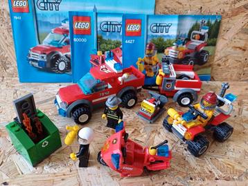 Lego brandweerset 4427, 7942 en 60000 beschikbaar voor biedingen