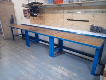 Werkbanken 3 stuks beschikbaar voor biedingen
