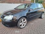 Volkswagen Golf 1.6 75KW 5D 2004 Zwart, Auto's, Voorwielaandrijving, 4 cilinders, 620 kg, Zwart