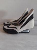 Jan Jansen Pumps mt 37 Zwart Wit Design, Pumps, Zwart, Jan Jansen, Ophalen of Verzenden
