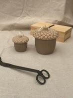 Eikel kaarsen, Huis en Inrichting, Beige, Nieuw, Ophalen of Verzenden, Kaars